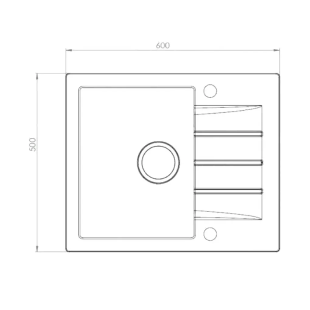Кухонная мойка Axis Group Mojito 20 серый (1.101.116.59)- Фото 3